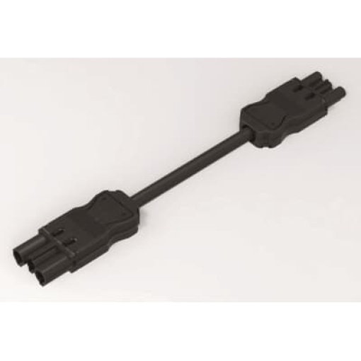 Cable 1m rapid connec. malefemale black - CEM