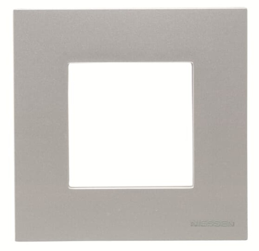 Frame 1-gang Silver - Zenit