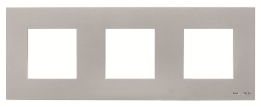 Frame 3-gang 3gang Silver - Zenit