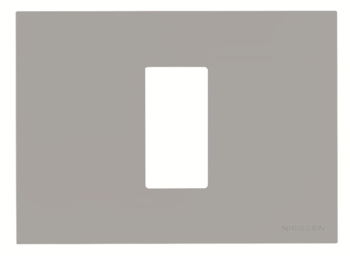 Frame 1-gang Silver - Zenit