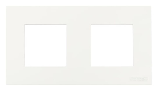 Frame 2-gang White - Zenit