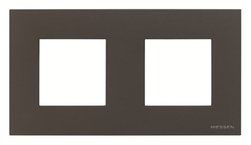 Frame 2-gang Anthracite - Zenit