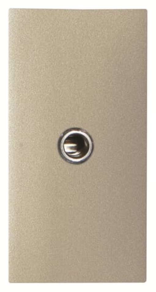 Minijack outlet Modular Jack 1 gang Champagne - Zenit