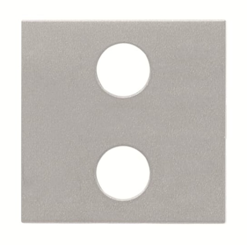 Cover platerocker Various symbols for Switchpush button Central cover plate Silver - Zenit