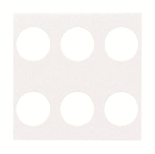 Cover platerocker Various symbols for Switchpush button Central cover plate White - Zenit