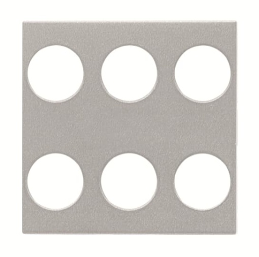 Cover platerocker Various symbols for Switchpush button Central cover plate Silver - Zenit