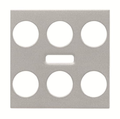 Cover platerocker Various symbols for Switchpush button Central cover plate Silver - Zenit