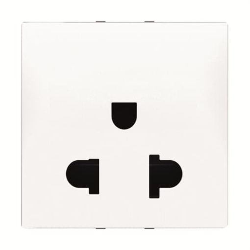 Socket outlet insertcover Without imprint White - Zenit
