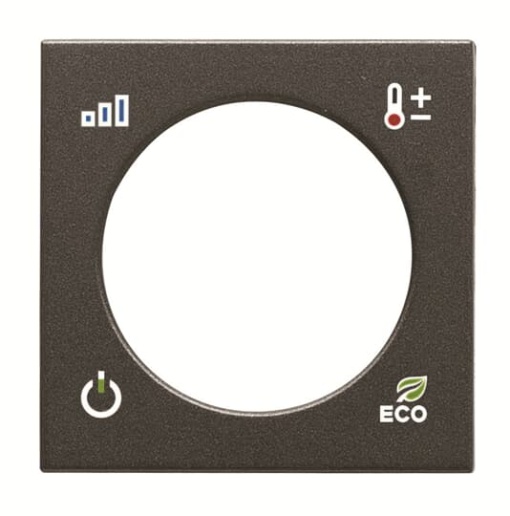 Cover platerocker Various symbols for Thermostat Central cover plate Anthracite - Zenit
