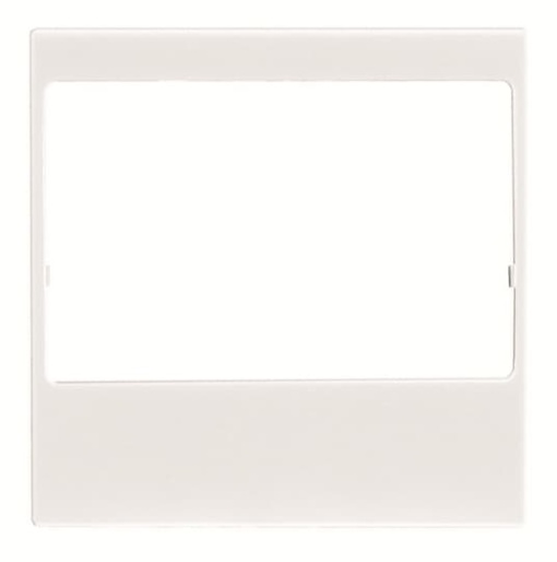 Cover plate Radio receiver Central cover plate White - Zenit