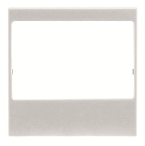 Cover plate Radio receiver Central cover plate Silver - Zenit