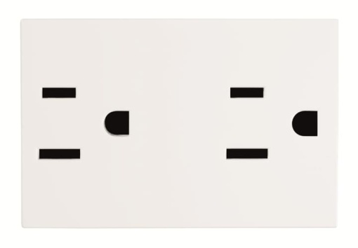 Socket outlet NEMA 5-15R NEMA Without imprint White - Zenit