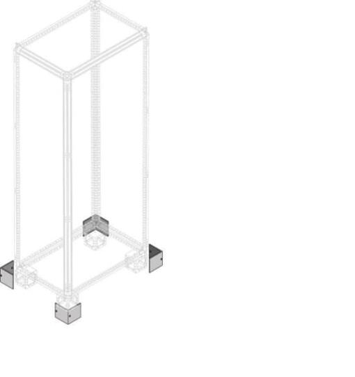 N.4 ANGULAR PLINTH COVERS H100MM