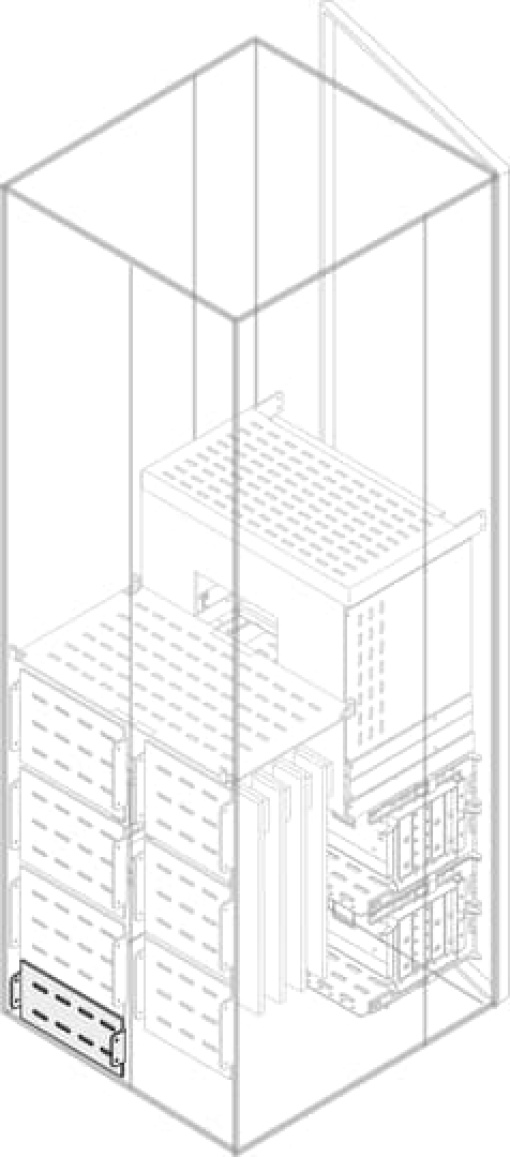 REAR VERT.SEGR. H150MM W800MM INT.UP.