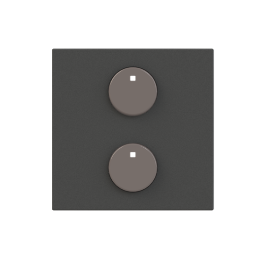 Rocker Switchpush button with Various symbols Anthracite - Zenit