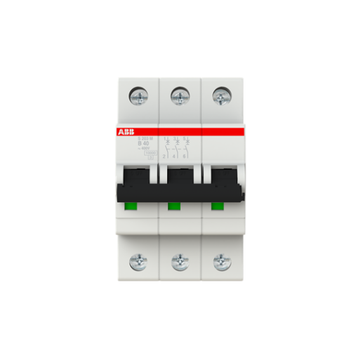 Miniature Circuit Breaker - S200M - 3P - 40 A - B - AC 10 kA