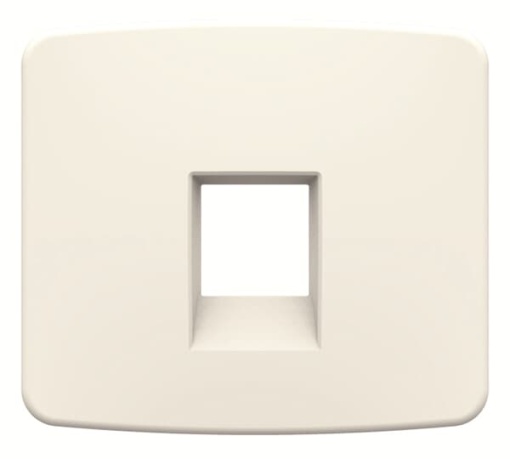 Cover plate Data connection 1 gang Alpine white - Arco