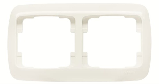 Frame 2-gang Alpine white - Arco