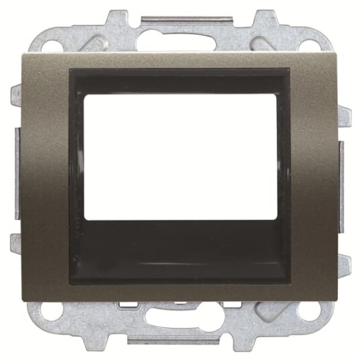 Cover radioampl 2M Radio receiver Central cover plate Aluminium - Olas