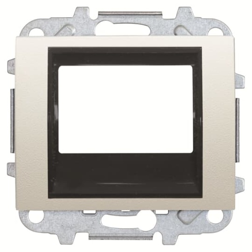 Cover plate Radio receiver Central cover plate Cream white - Olas