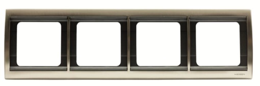 Frame horizontal 4-gang Aluminium - Olas