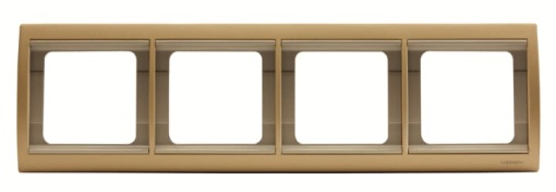 Frame horizontal 4-gang Beige - Olas
