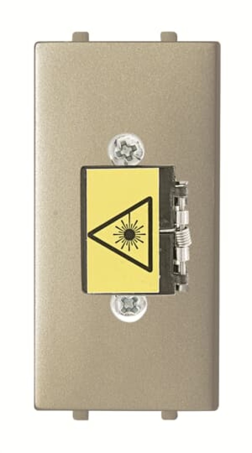 Data outlet Fiber optic 1 gang Champagne - Zenit