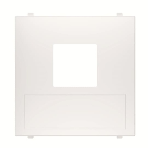 Cover For data connection housing 1 gang White - Zenit