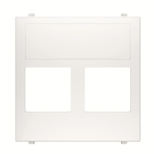 Cover For data connection housing 2 gang White - Zenit