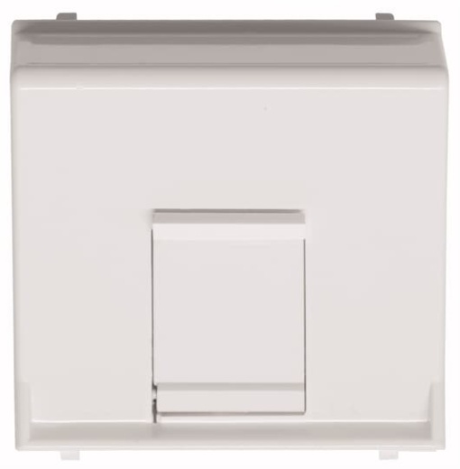 Cover platerocker For data connection housing 1 gang White - Zenit