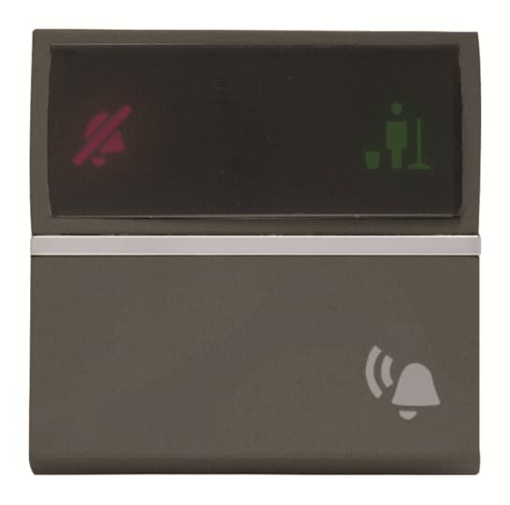 DNDMUR corridor Without imprint Push button, DNDMUR corridor unit 1P 1NO 0NC 1CO Anthracite - Zenit