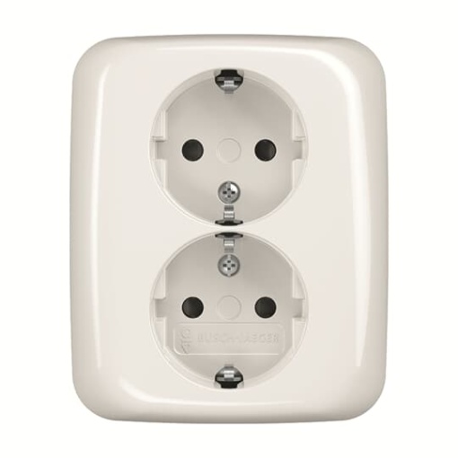 Socket Outlets Safety Shutter without claw alpine white - Reflex SI