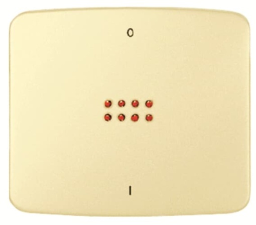 Rocker switch Characters 0 and 1 for Switchpush button, Single rocker Ivory - Arco