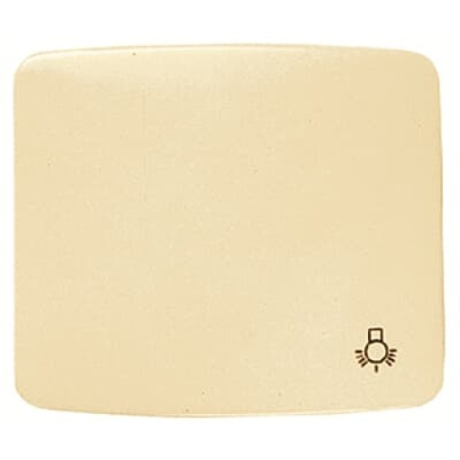 Rockr push button Symbol "light" for Switchpush button, Single rocker Ivory - Arco