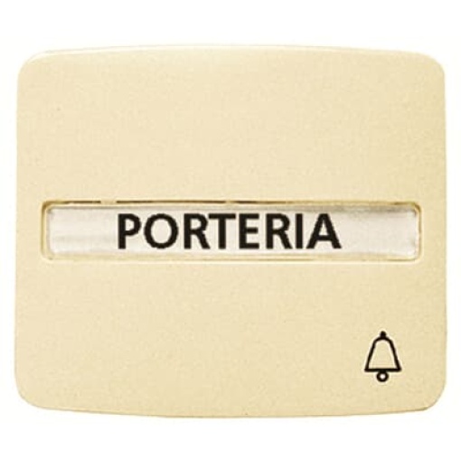 Rockr push button Symbol "bell" for Switchpush button, Single rocker Ivory - Arco