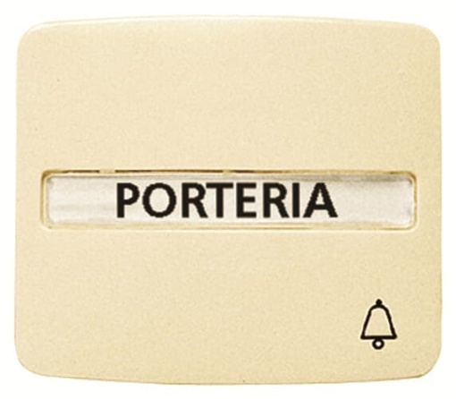 Rockr push button Symbol "bell" for Switchpush button, Single rocker Ivory - Arco