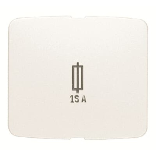 Cover plate Fuse holder with Fuse symbol Alpine white - Arco