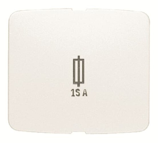 Cover plate Fuse holder with Fuse symbol Alpine white - Arco