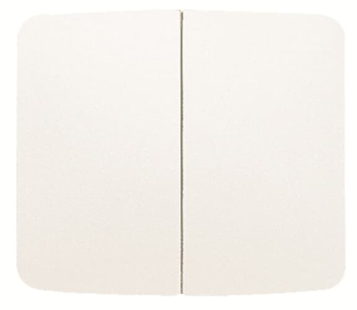Rocker Without imprint for Switchpush button, Two-part rocker Alpine white - Arco