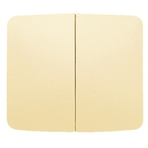 Rocker switch None for Switchpush button, Two-part rocker Ivory - Arco