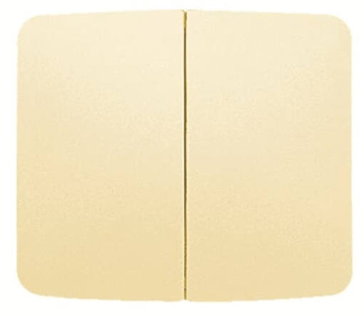 Rocker switch None for Switchpush button, Two-part rocker Ivory - Arco