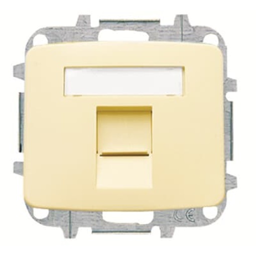 Cover data Data connection 1 gang Ivory - Arco