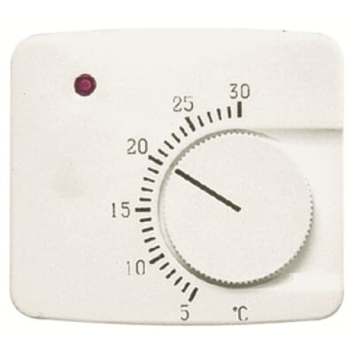 Cover plate Various symbols for Thermostat Turn button Alpine white - Arco