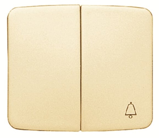 Rocker switch Symbol "bell" for Switchpush button, Two-part rocker Ivory - Arco