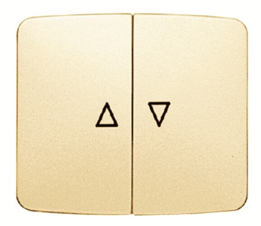 Cover blind Symbol "arrows" for Venetian blind, Two-part rocker Ivory - Arco