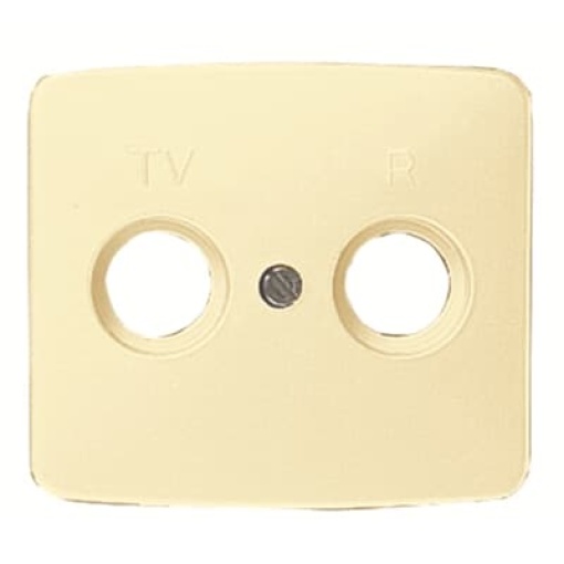 Cover TV-R SAT 1 gang Ivory - Arco