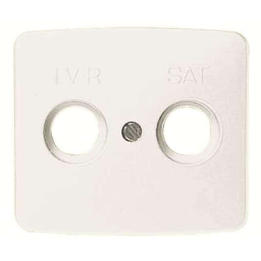 Cover plate SAT 2 gang Alpine white - Arco