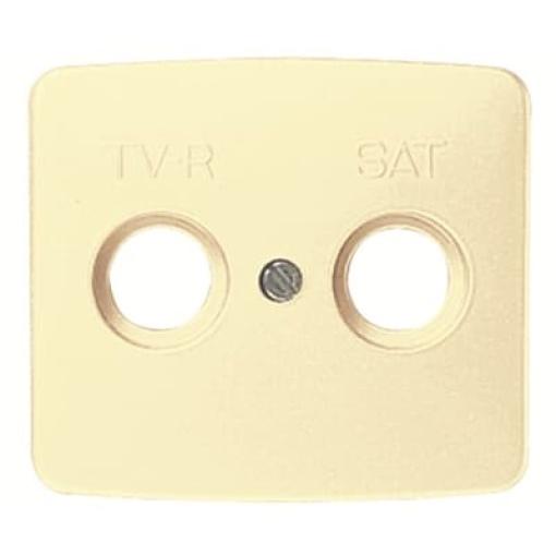 Cover TV-RSAT SAT 2 gang Ivory - Arco