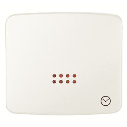 Rocker Time indication for Time switch Single push button Alpine white - Arco