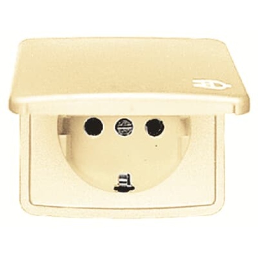 Cover socket outlet Socket outlet Central cover plate Ivory  - Arco